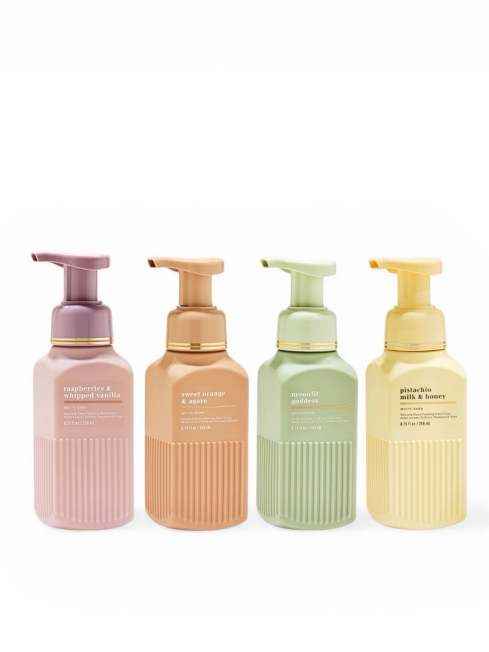 4X Bath & Body Works LUXE Foaming Hand Soap 8.75 fl oz Collection Set Bundle NEW